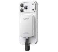 ORICO 512GB Magnetic External SSD, Aluminum Alloy, Up to 460MB/s, External Solid State Drive, Expand Storage for iPhone 17 Pro Max, Compatible w/MagSafe, USB-C Smartphones - K5MINI Silver