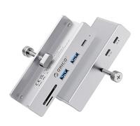 ORICO 6-in-1 USB C Hub with SD/TF Card Reader, Aluminum USB Hub Clip On Design 10Gbps Data Transfer for Laptop PC Monitor