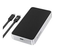 ORICO 80Gbps M.2 NVMe SSD Enclosure Compatible with Thunderbolt 5/4/3/USB4 M-Key/(M&B) Key NVMe 2280 SSD Fanless Cooling Design for MacBook Pro M4 & Windows High Speed External Storage Case