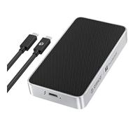 ORICO 80Gbps M.2 NVMe SSD Enclosure with Thunderbolt 5/4/3/USB4 M-Key/(M&B) Key NVMe 2280 SSD Fanless Cooling Design for MacBook Pro M4 & Windows High Speed External Storage Case