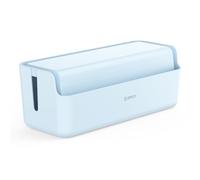 ORICO Cable Management Box, Cord Hider Box to Conceal Power Strips on Desk or Floor, Keeping Cords Tidy and Protected from Damage, Stylish Cable Organizers for Home, Office, School - PB03-Blue