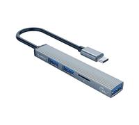 ORICO Hub USB-C 3xport USB-A, microSD Reader, Aluminium