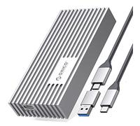 ORICO NVMe M.2 SSD Case 40Gbps USB-C PCIe3.0x4 Adapter for M-Key 4TB 2230/2242/2260/2280, Aluminium External Case Compatible with Thunderbolt3/4 USB3.0 2/3.1/3.0/Type C -M234SV