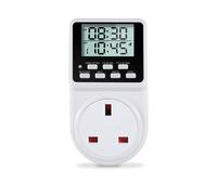 ORIDGET 24 Hour Digital Electric Timer Plug Socket