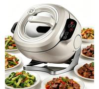 ORIDLECTAL 2026 NEW Automatic Food Cooking Machine & Smart Stir Fry Machine - 6L 2000W All-in-One, Electric Induction, 3D Heating, One-Click Start for Stir Frying, Stewing, Busy Families