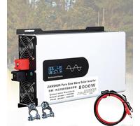 ORIDLECTAL Pure Sine Wave Inverter 10000W, Hybrid Inverter DC12V-48V AC 110V-220V, with LCD Display for Car, RV, and Outdoor Camping 48V10000W