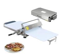 ORIDLECTAL Stainless Steel Dough Roller Machine, Manual Dough Sheeter with Adjustable Thickness, Foldable Pizza Dough Press for Home & Commercial Use TYPE400