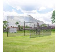 ORIENGEAR Baseball Batting Cage Nets, ONLY NET, 12'H x12'W x 55'L Baseball and Softball Cage Netting, 1.88" Mesh, Professional Fully Enclosed Heavy Duty PE Hitting Cage Net with Door, Without Poles