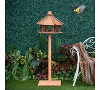 Orient 130cm Bird Feeder Table Natural by Pawhut