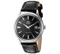 Orient '2nd Gen Bambino Version I' Japanese Automatic Stainless Steel and Leather Dress Watch, Black, Vintage