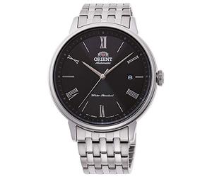 Orient Aviator Flight Refresh Men's Automatic Manual Winding Mechanical Casual Wrist Watch, Steel Black