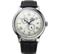 Orient Bambino 40.5mm Sub-Dial White Leather Mens Automatic Watch RA-AK0701S30B