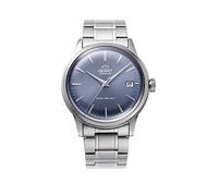 Orient Bambino Automatic 38mm Light Blue Dial Stainless Steel Case and Bracelet, Multi, Men Print