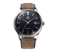 Orient Bambino Automatic Black Dial Leather Strap Men’s Watch RA-AC0P02L30B