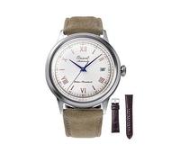 Orient Bambino Automatic Limited Edition Leather Strap Watch, Multi, Men Print
