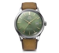Orient Bambino Green Dial Brown Leather Strap Watch