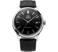 Orient Bambino Mechanical Black Dial Black Leather Unisex Watch RA-AC0M02B30B