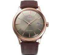 Orient Bambino Men’s Automatic Watch RA-AC0P04Y30B Brown Dial Leather Strap 30M