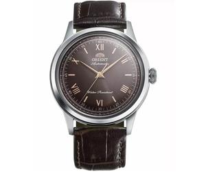 Orient Bambino Men's Automatic Watch RA-BB0004Y30B 38mm Brown Dial Leather 30M