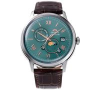 Orient Bambino Sun & Moon RA-AK0805E - Man - 41 mm - Analogue - Automatic - Mineral Glass Green 41 mm