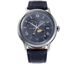 Orient Bambino Sun & Moon RA-AK0806L - Man - 41 mm - Analogue - Automatic - Mineral Glass Blue 41 mm
