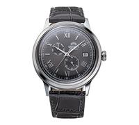 Orient Bambino V8 Men's Automatic Mechanical Watch, Leather Strap, Day-Date & 24 Hour Display