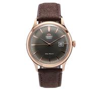 Orient Bambino Version 4 Bronze Dial Leather Automatic RA-AC0P04Y10B Mens Watch