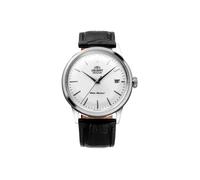 Orient Bambino Vintage Mechanical White Dial Black Leather Strap Men’s Watch