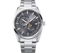 Orient Contemporary Stretto Sun and Moon 75th Anniversary Limited Edition Grey Dial Steel Strap Men’s Watch RA-AK0311N30B
