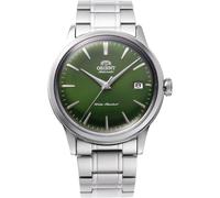 Orient Classic Bambino Mens Dress Watch RA-AC0M09E30B Green Dial Steel Strap 30M