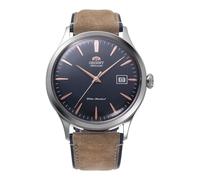 Orient Bambino Automatic Black Dial Leather Strap Men’s Watch RA-AC0P02L30B