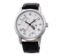 Orient Watches Classic Sun & Moon 43 Mm Watch Silver Men