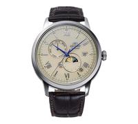 Orient RA-AK0803Y30B Mechanical Classic Watch, Leather Strap Watch