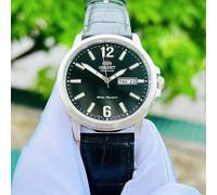 Orient Contemporary Men’s Automatic Watch RA-AA0C04B39B Black Dial Leather 50M