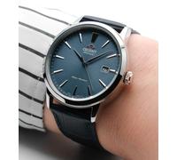 Orient Contemporary Men's Automatic Watch RA-AC0F14L30B Blue Dial Leather 50M