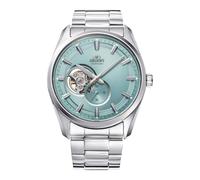 Orient Watches Contemporary Small Seconds Semi Skeleton 42 Mm Watch Silver Men