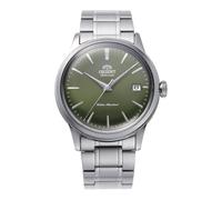 Orient Classic Bambino Green Dial Steel Strap Men's Dress Watch RA-AC0M09E30B
