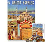 Orient Express 1000 Pieces Jigsaw Puzzles for Teenagers Sharp Memory Stress Relief Fun Neat Edges Perfect Present size 50x75cm
