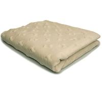 Orient Fashion Winky Fluffy Plush Fabric, Embossed bone pattern, 50 x 160 cm (Cream)