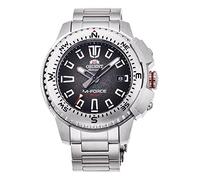 Orient M-Force Second Generation Men's Automatic Hand Winding Mechanical Sports Wrist Watch, Steel Anthracite, Bracelet