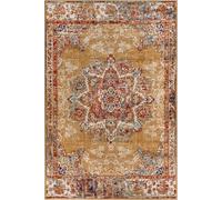 Orient Maderno Medallion Design Yellow Rug - 120X170 cm