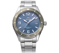 Orient Mako 40mm Solar Blue Dial Steel Mens Quartz Watch RA-WJ0002L10B