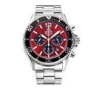 Orient Mako Solar Red Dial Steel Bracelet Men’s Watch RA-TX0207R10B