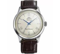 Orient Men's Automatic Watch RA-BB0003Y30B Bambino Leather 38mm Ivory Dial 30M
