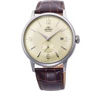 Orient Men's Bambino Small Seconds Japanese-Automatic Watch with Leather Strap, 21 mm
