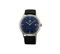 Orient Mens Bambino Version 3 Blue Dial Black Leather Band Watch