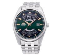 Orient Watches Contemporary Multi Year Calendar 43 Mm Watch Silver Men