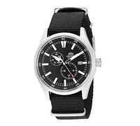 Orient Men's Stainless Japanese Automatic/Hand Winding Field Watch, Black, Casual