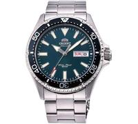 Orient RA-AA0004E39B Mako III Automatic 42mm Divers Watch Unisex Green Silver...