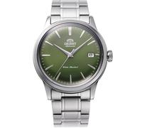 Orient Classic Bambino Green Dial Steel Strap Men's Dress Watch RA-AC0M09E30B